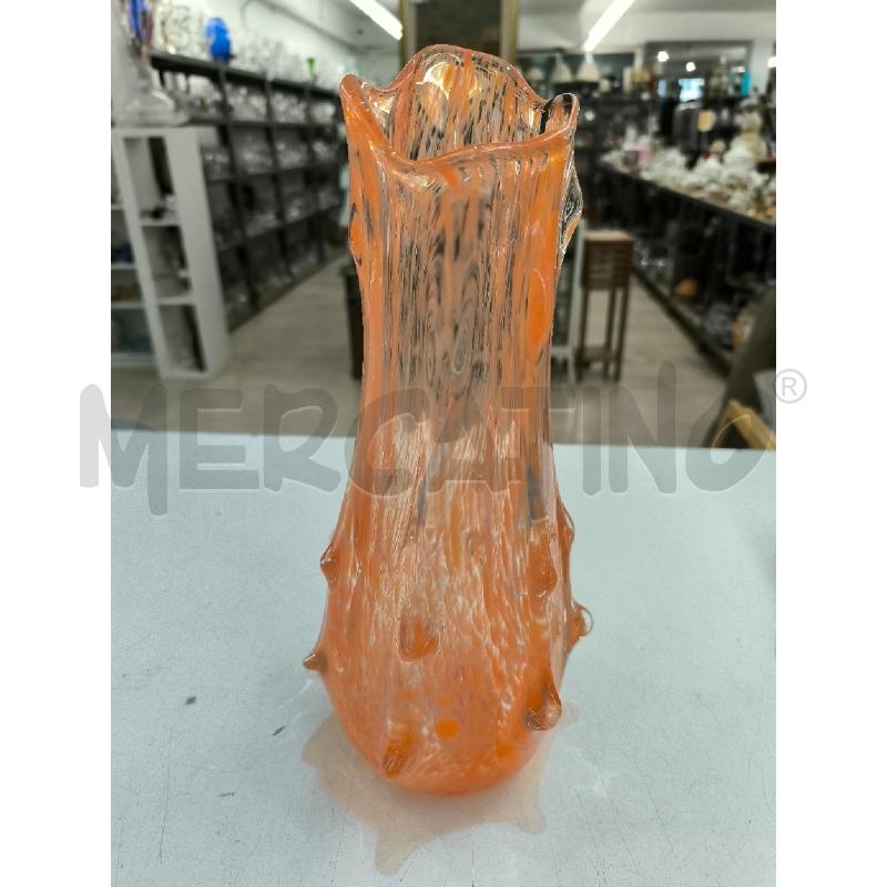 VASO MURANO ARANCIONE | Mercatino dell'Usato Mestre 3