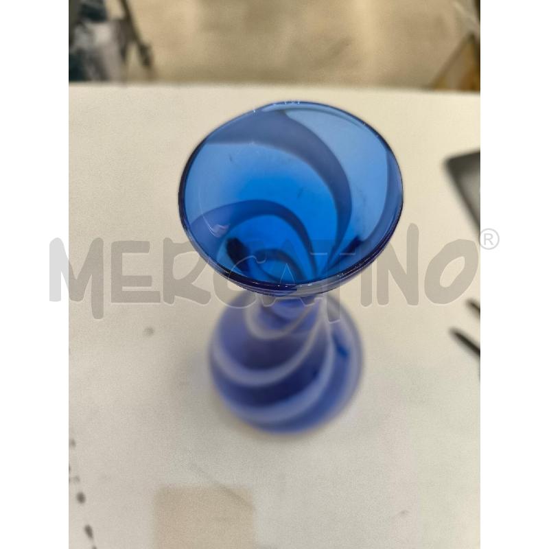VASO MURANO BLU BIANCO | Mercatino dell'Usato Mestre 3