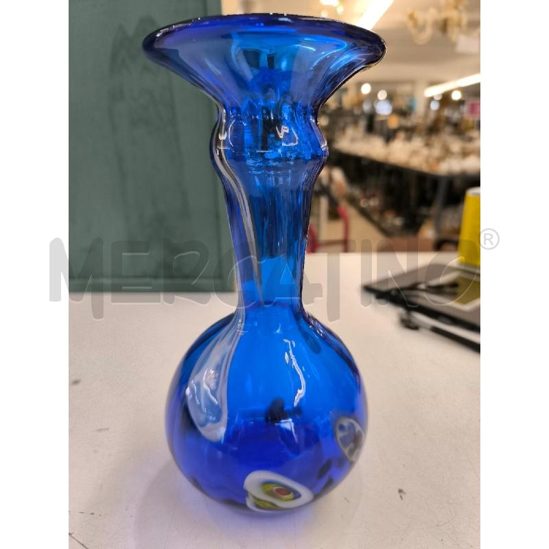 VASO MURANO BLU MURRINA | Mercatino dell'Usato Mestre 1