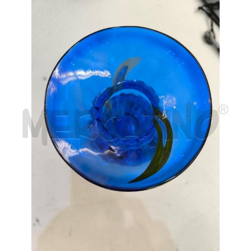VASO MURANO BLU MURRINA | Mercatino dell'Usato Mestre 3
