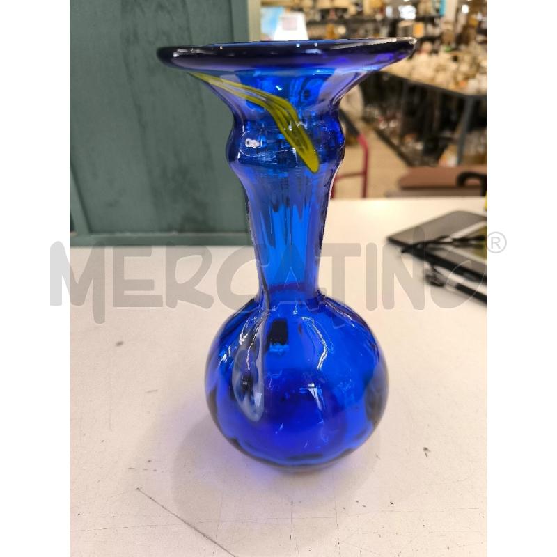 VASO MURANO BLU MURRINA | Mercatino dell'Usato Mestre 4