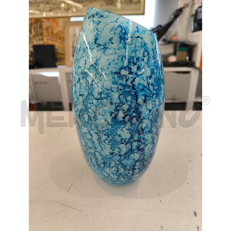VASO VETRO AZZURRO | Mercatino dell'Usato Mestre 2