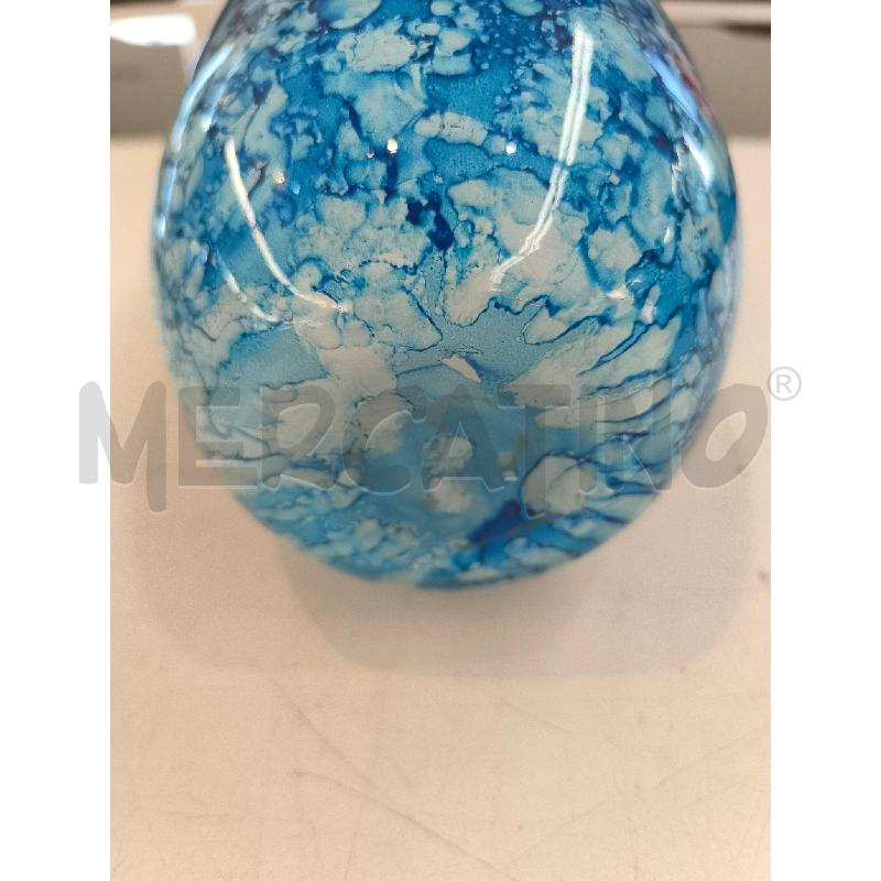VASO VETRO AZZURRO | Mercatino dell'Usato Mestre 3