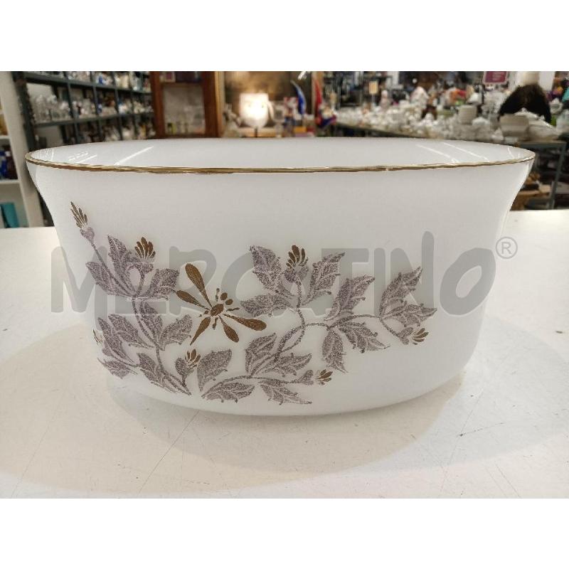 VASO VETRO BIANCO DECORATO | Mercatino dell'Usato Mestre 2