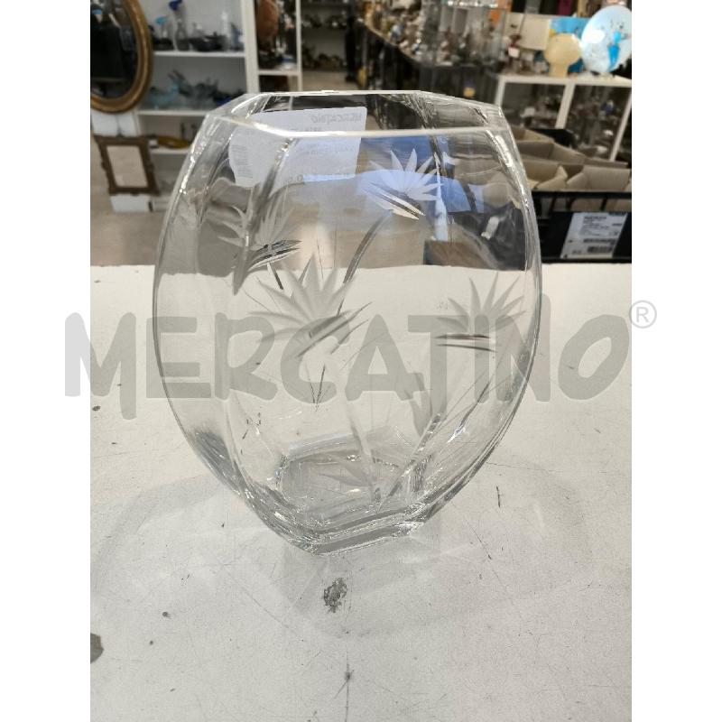 VASO VETRO MOLATO | Mercatino dell'Usato Mestre 1