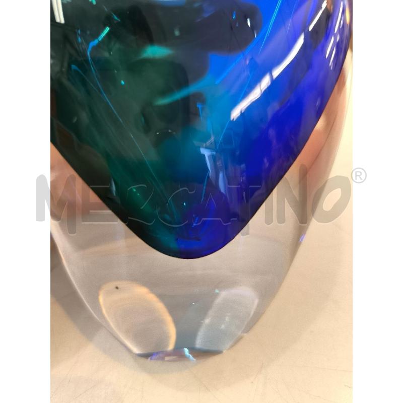 VASO VETRO MURANO BLU E ACQUAMARINA | Mercatino dell'Usato Mestre 4