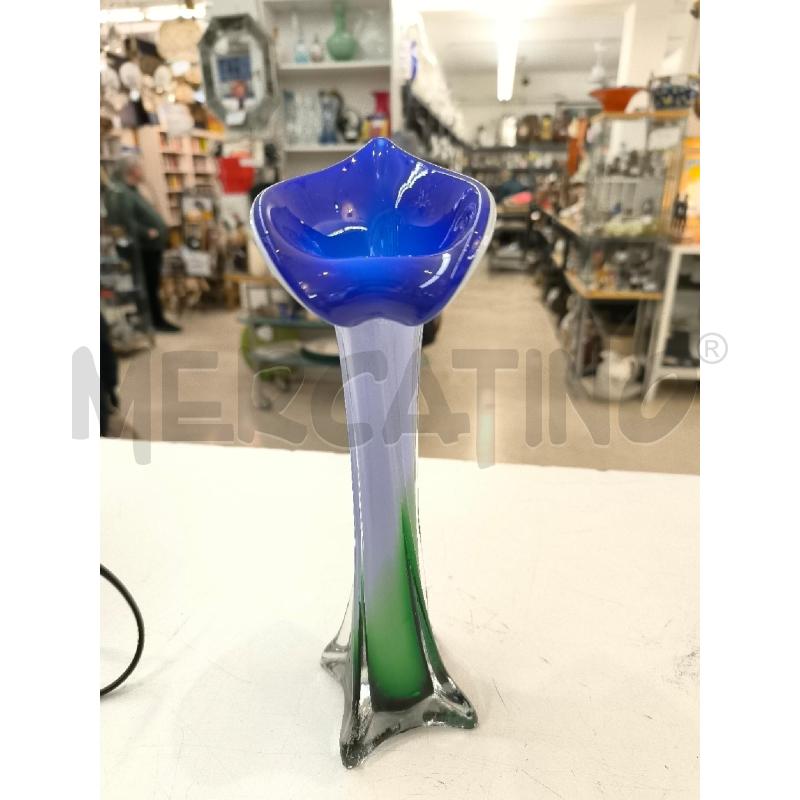VASO VETRO MURANO CALLA | Mercatino dell'Usato Mestre 1