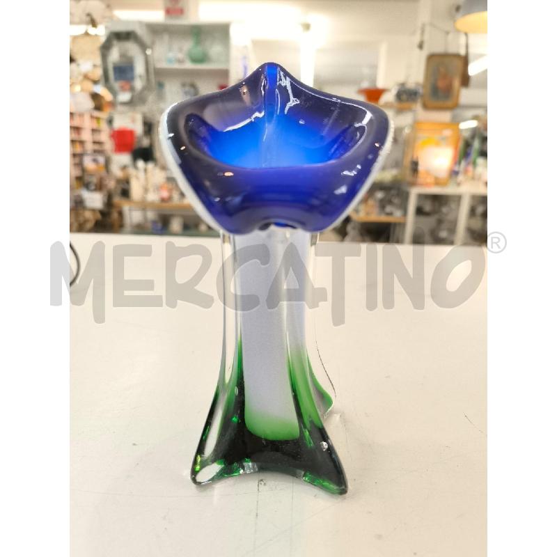 VASO VETRO MURANO CALLA  | Mercatino dell'Usato Mestre 1