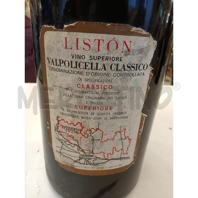 VINO SUPERIORE VALPOLICELLA LISTON 1973 | Mercatino dell'Usato Mestre 4