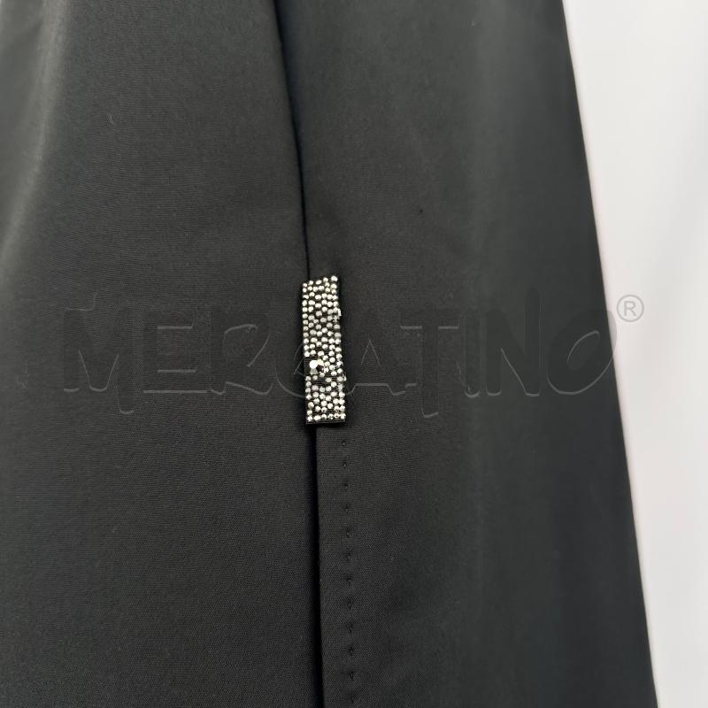 ABITO DONNA MAZ MARA STUDIO NERO MANICHE CORTE SEMPLICE AMPIO PASSANTE STRASS  | Mercatino dell'Usato Chiampo 3