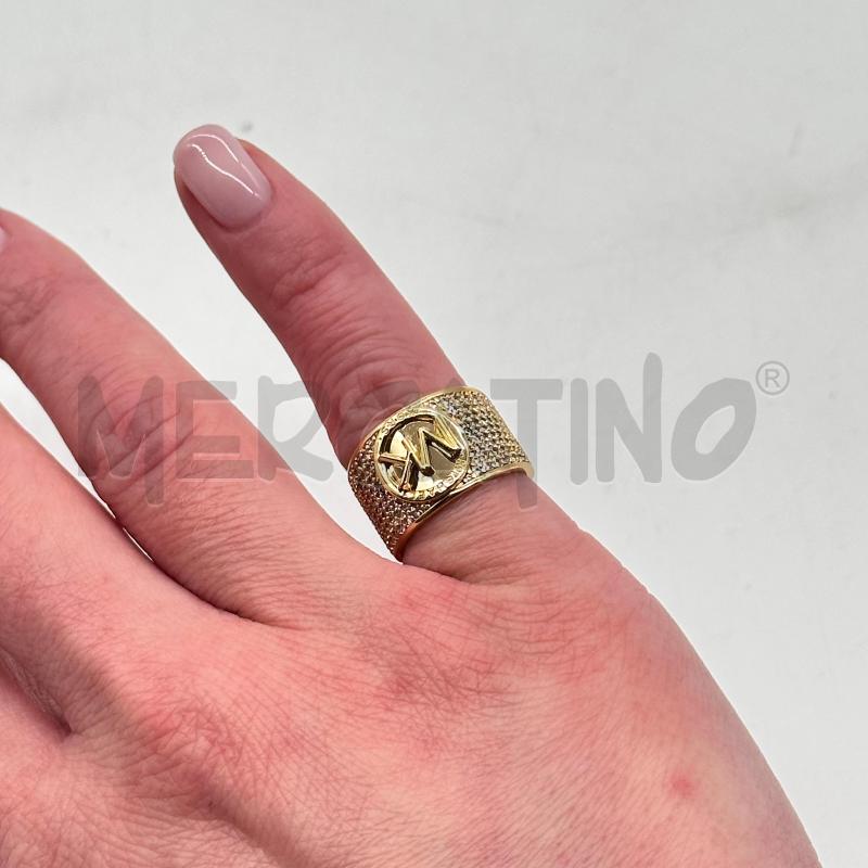 ANELLO DONNA MICHAEL KORS LARGO DORAT LAVORATO | Mercatino dell'Usato Chiampo 2
