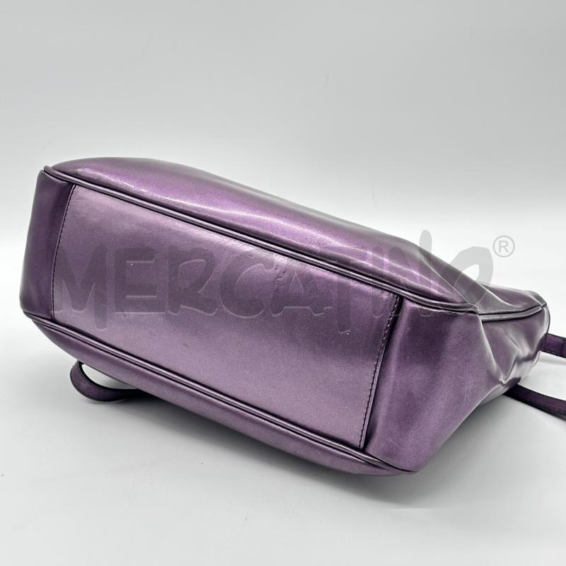 BORSA DONNA FURLA VIOLA OPACA MANICO TRACOLLA | Mercatino dell'Usato Chiampo 3