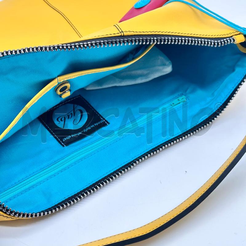 BORSA DONNA GABS GIALLA MANICI BORDI NERI | Mercatino dell'Usato Chiampo 3