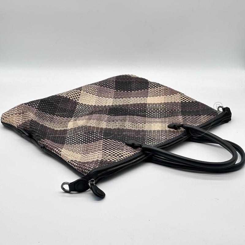 BORSA DONNA GABS INTRECCIATA NERA BEIEG GRIGI | Mercatino dell'Usato Chiampo 2
