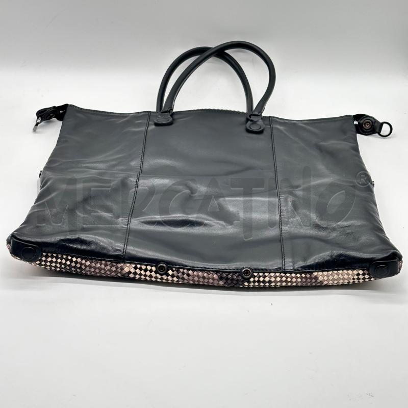 BORSA DONNA GABS INTRECCIATA NERA BEIEG GRIGI | Mercatino dell'Usato Chiampo 4