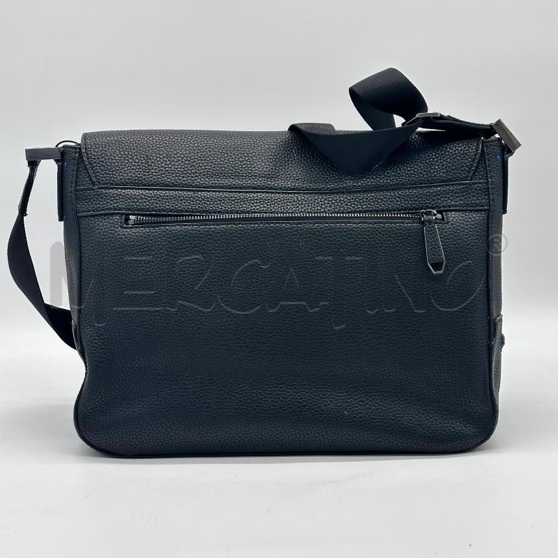 BORSA DONNA TRACOLLA TRUSSARDI NERA RETT CUCIT BLU | Mercatino dell'Usato Chiampo 3