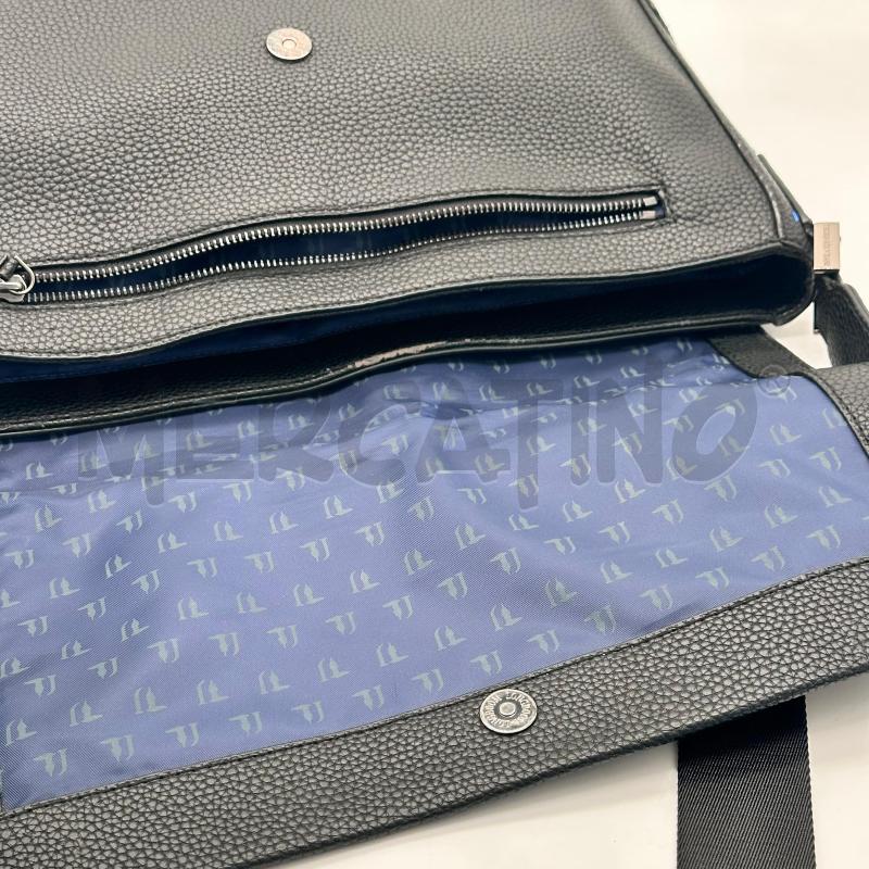 BORSA DONNA TRACOLLA TRUSSARDI NERA RETT CUCIT BLU | Mercatino dell'Usato Chiampo 4
