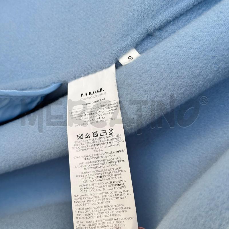 CAPPOTTO DONNA PAROSH AZZ LANA CASHMERE | Mercatino dell'Usato Chiampo 5