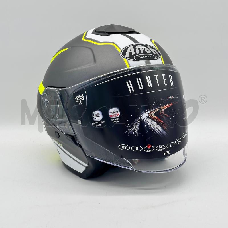 CASCO MOTO AIROH HUNTER NUOVO GRIGIO GIA | Mercatino dell'Usato Chiampo 1