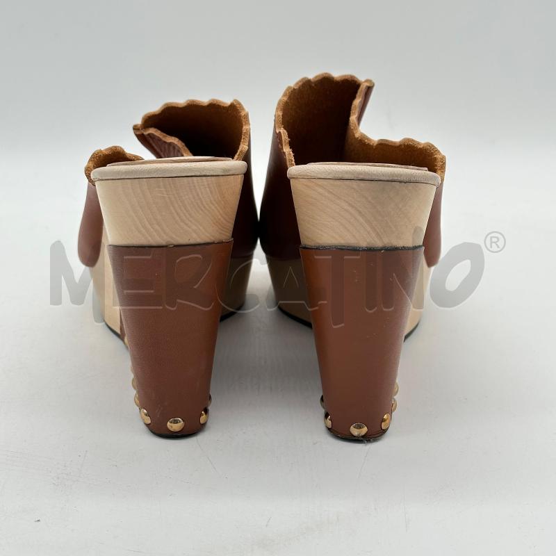 CIABATTE DONNA SEEBYCHLOE ZEPPA LEGNO MARR BORCHIE | Mercatino dell'Usato Chiampo 3