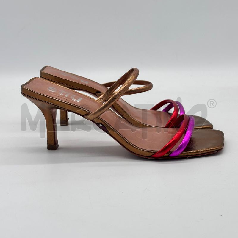 CIABATTE DONNA STIU SQUADR DORAT ROSS FUXIA TACC | Mercatino dell'Usato Chiampo 1