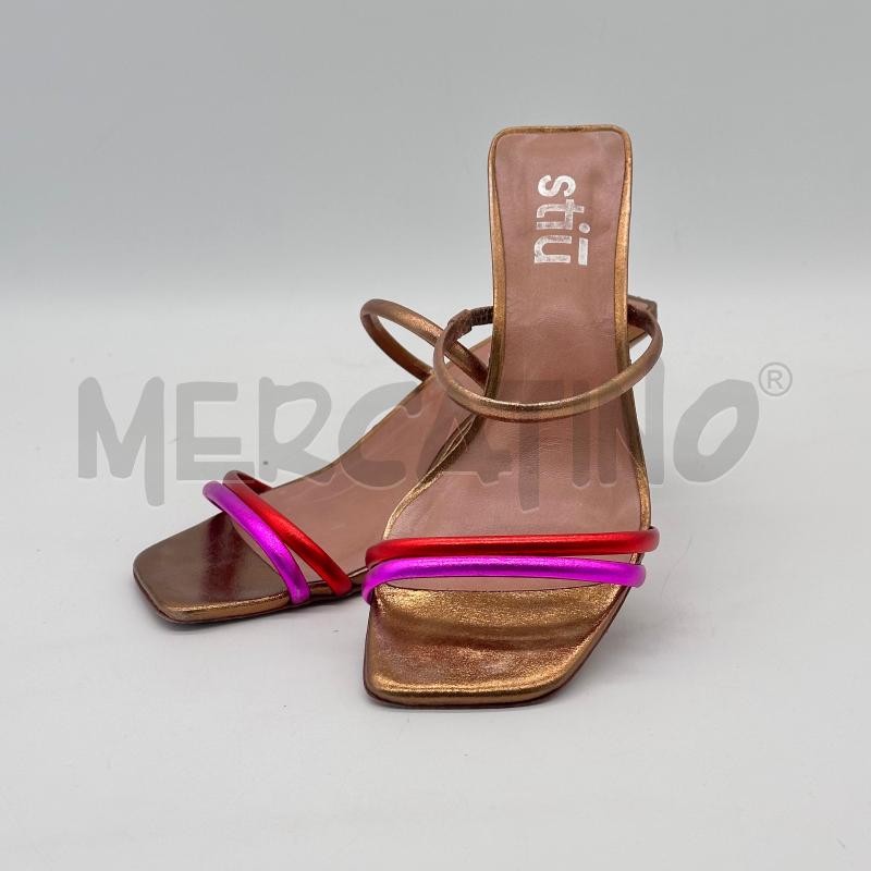 CIABATTE DONNA STIU SQUADR DORAT ROSS FUXIA TACC | Mercatino dell'Usato Chiampo 3