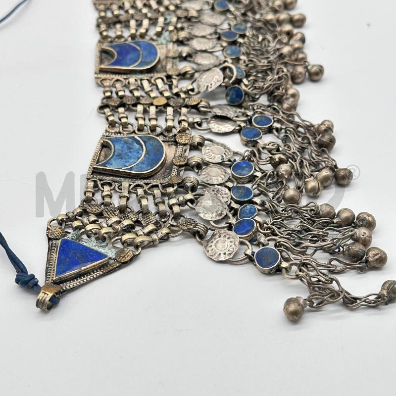 COLLANA ARGENTATA PIETRE BLU FRANGE  | Mercatino dell'Usato Chiampo 3