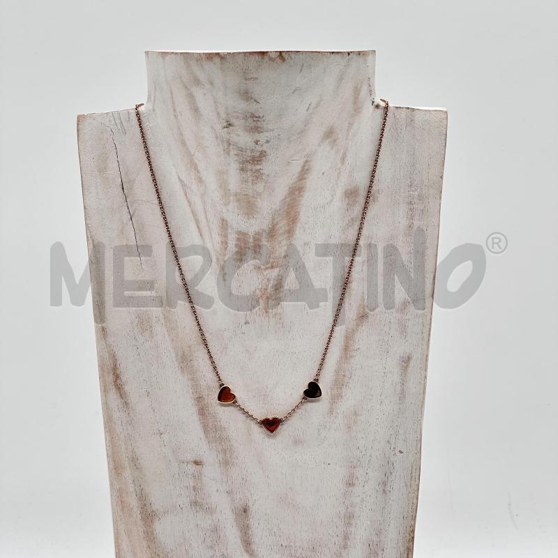 COLLANA ARMANI DORATA 3 CUORI  | Mercatino dell'Usato Chiampo 1
