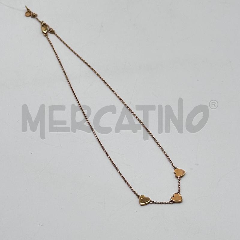COLLANA ARMANI DORATA 3 CUORI  | Mercatino dell'Usato Chiampo 2