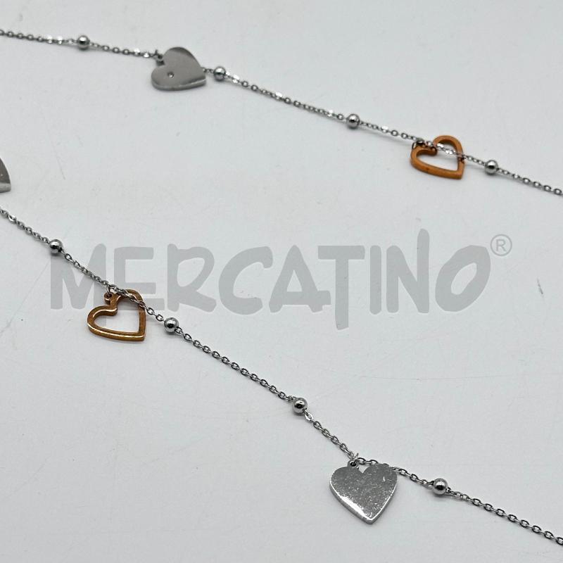 COLLANA LUNGA AG CUORI  | Mercatino dell'Usato Chiampo 3