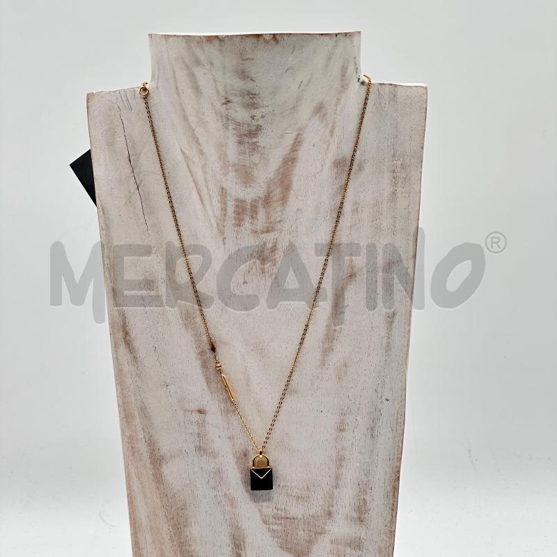 COLLANA MICHAEL KORS SORATA BORSETTA LUCCHETTO NERO PICCOLO | Mercatino dell'Usato Chiampo 1