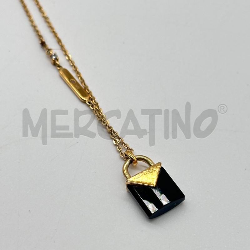 COLLANA MICHAEL KORS SORATA BORSETTA LUCCHETTO NERO PICCOLO | Mercatino dell'Usato Chiampo 2