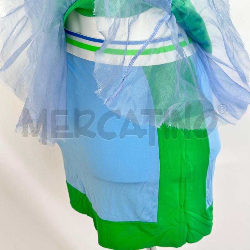 COMPLETO DONNA NORMALUISA MAGLINA VERDE RIGHE ELAST BIA AZZ VELO AZZ TRAF+GONNA TESS PART | Mercatino dell'Usato Chiampo 4