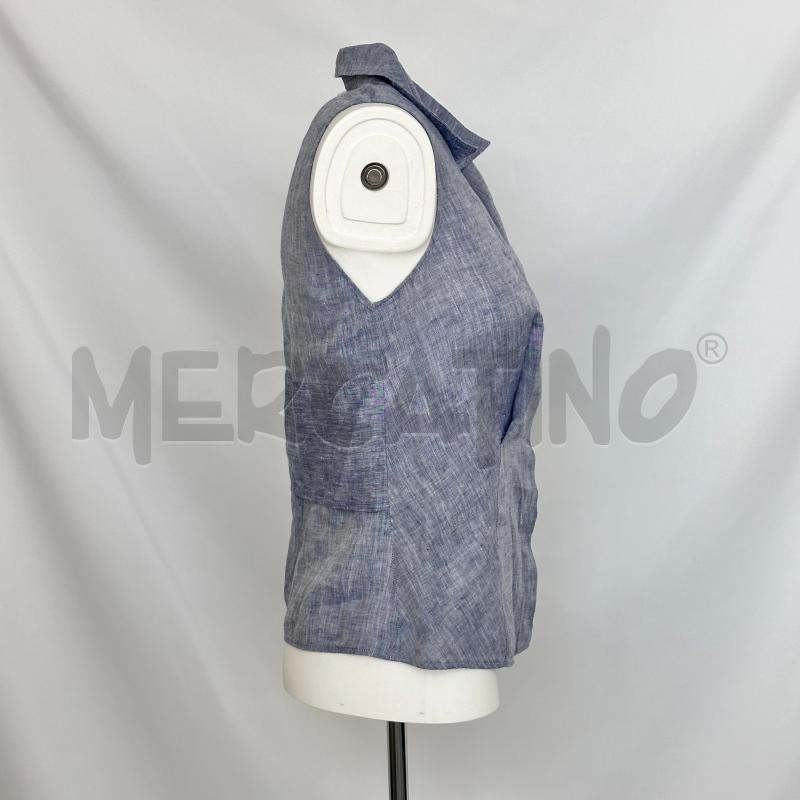 GILET DONNA INTREND TESS AZZ BIA COLLETTO INFIANCATA | Mercatino dell'Usato Chiampo 3