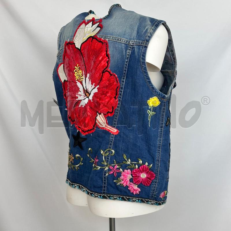 GILET DONNA PROGRESS LUXORY JEANS TOPPE CUCIT VARIE FIGURE | Mercatino dell'Usato Chiampo 3
