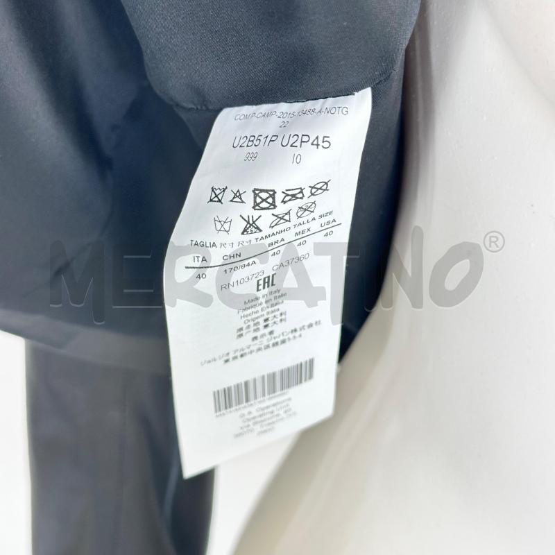 GIUBBINO DONNA EMPORIO ARMANI PELLE NERO INTERNO VELLUTO | Mercatino dell'Usato Chiampo 5