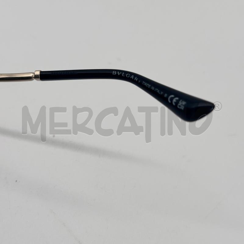 OCCHIALI DONNA BULGARI NERI GRANDI STANGHETTA DORATA CURVA | Mercatino dell'Usato Chiampo 3