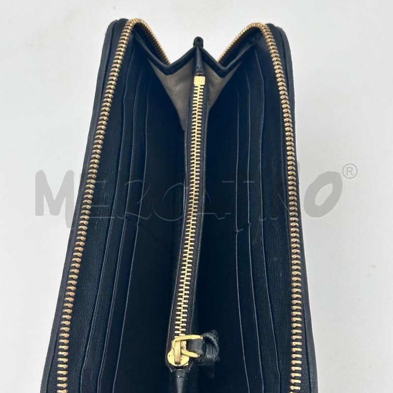 PORTA FOGLIO BOTTEGA VENETA NERO INTREC | Mercatino dell'Usato Chiampo 3
