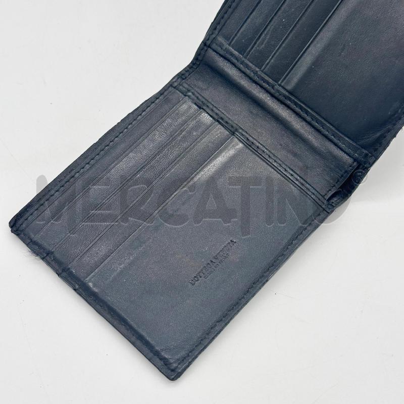 PORTA FOGLIO UOMO BOTTEGA VENETA NERO INTREC | Mercatino dell'Usato Chiampo 2
