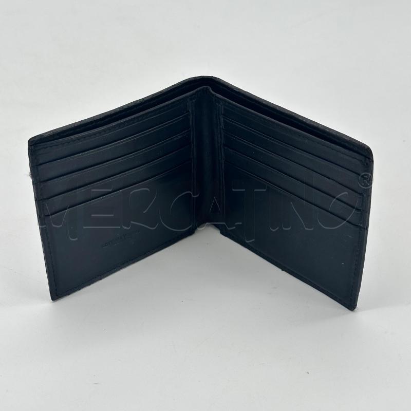 PORTA FOGLIO UOMO BOTTEGA VENETA NERO INTREC | Mercatino dell'Usato Chiampo 3