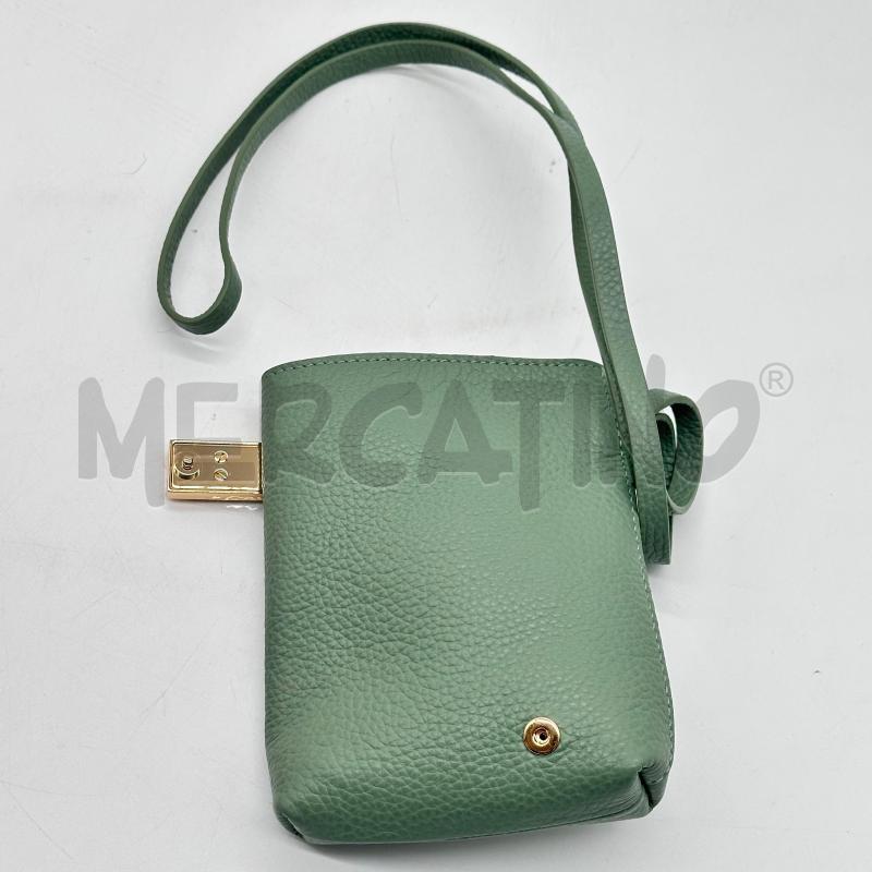 PORTA MONETE FERRAGAMO TRACOLLA VERDE SALVIA | Mercatino dell'Usato Chiampo 3