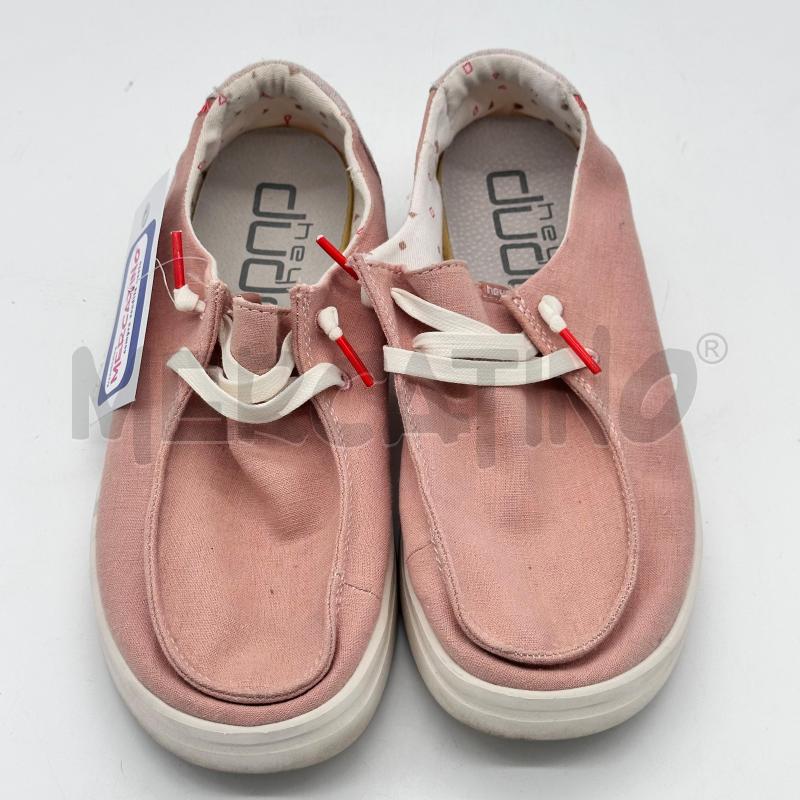 SCARPE DONNA DUDE TELA ROSA LACCI PANNA ARANCIO | Mercatino dell'Usato Chiampo 2
