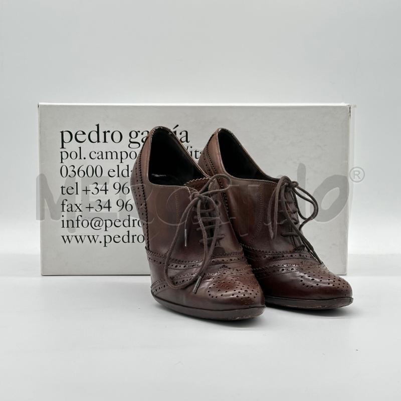 SCARPE DONNA TACCHI PEDRO GARCIA MARRONI LACCI | Mercatino dell'Usato Chiampo 2