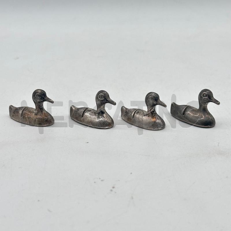 SEGNAPOSTO PZ 4 ANATRA METALLO | Mercatino dell'Usato Chiampo 1