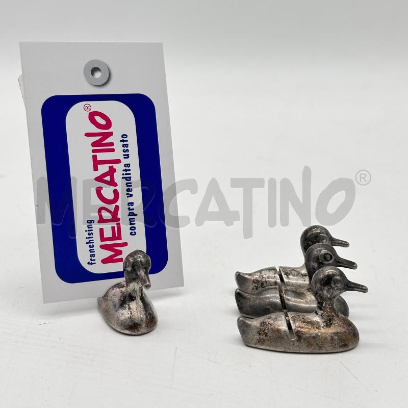 SEGNAPOSTO PZ 4 ANATRA METALLO | Mercatino dell'Usato Chiampo 2