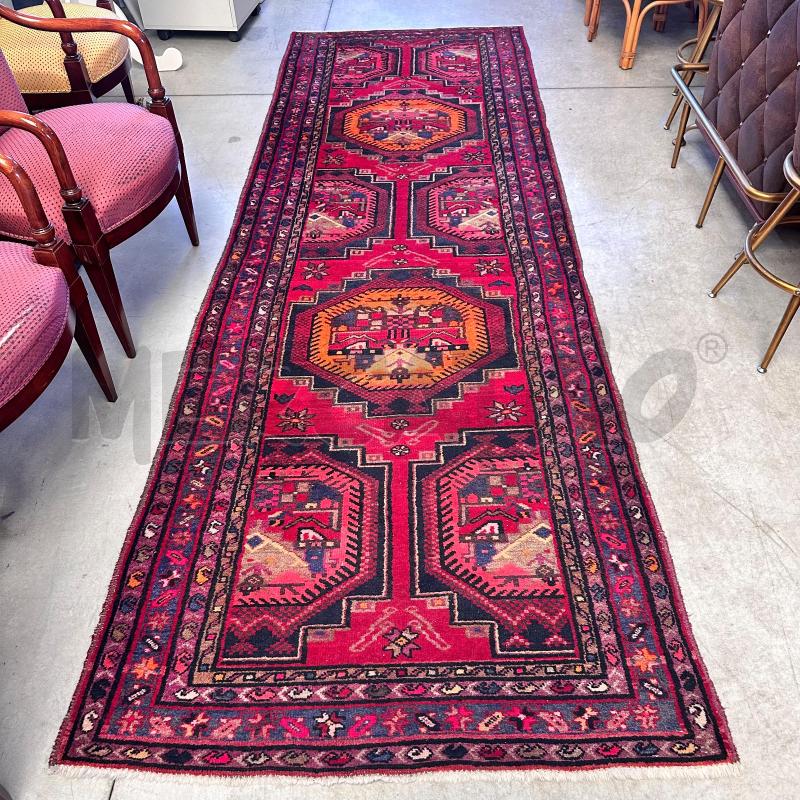 TAPPETO PERSIANO CORSIA 340*114 FANTASIA ROSSA ROSA | Mercatino dell'Usato Chiampo 1