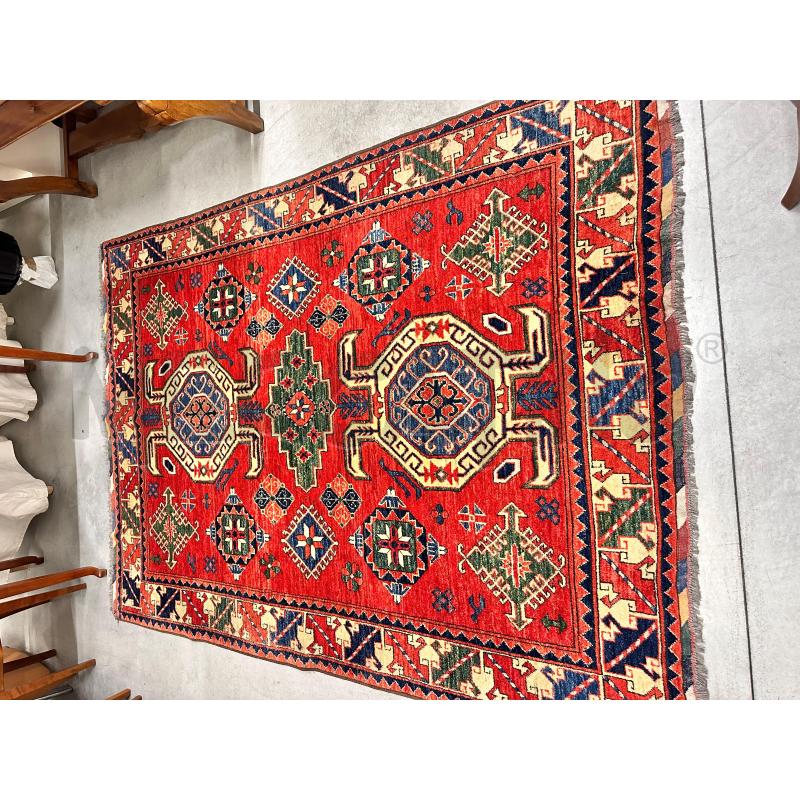 TAPPETO PERSIANO RUSSO ROSSO ARANCIO 236X175 | Mercatino dell'Usato Chiampo 1