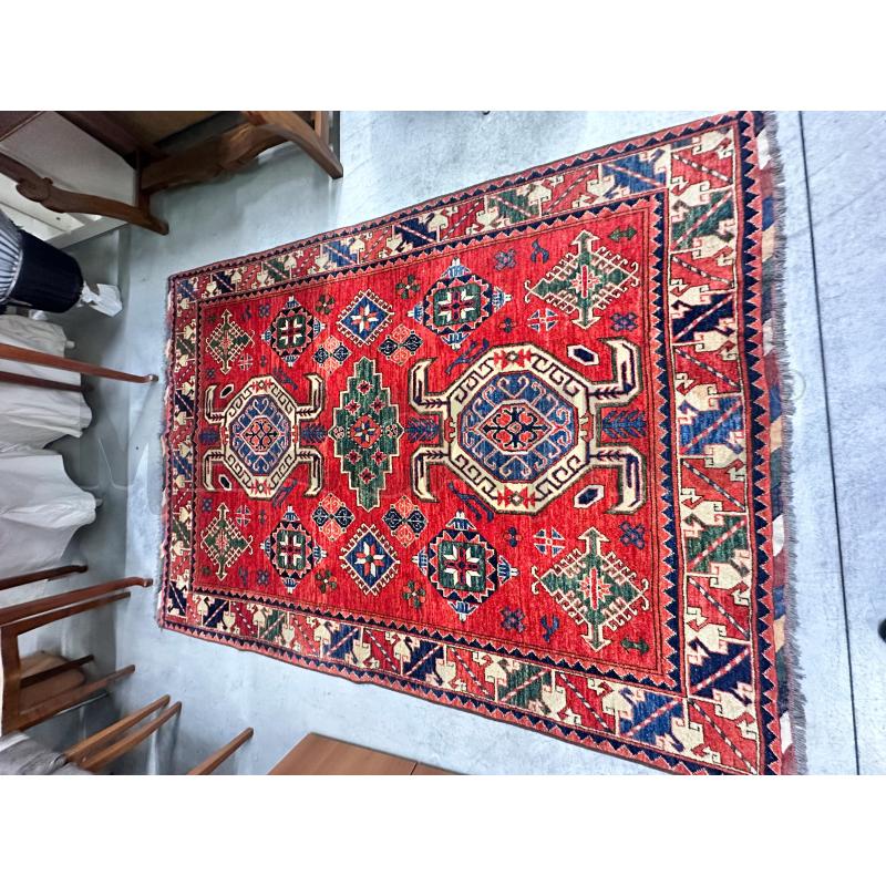 TAPPETO PERSIANO RUSSO ROSSO ARANCIO 236X175 | Mercatino dell'Usato Chiampo 2