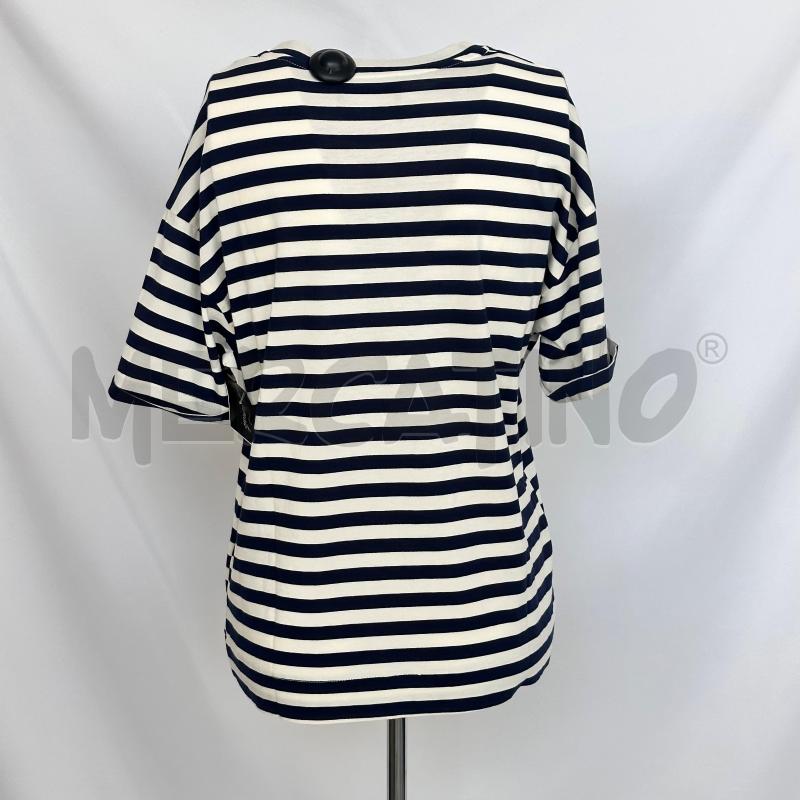T SHIRT DONNA LES COPAINS STRISCE PANNA BLU  | Mercatino dell'Usato Chiampo 4