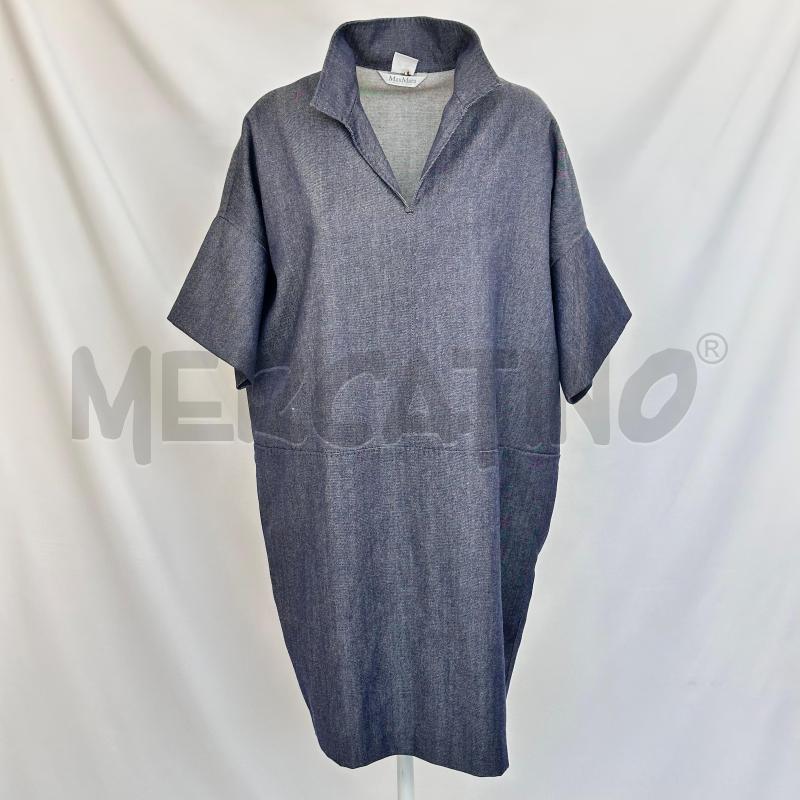 VESTITO DONNA MAXMARA LANA JEANS COLLO CAMICIA | Mercatino dell'Usato Chiampo 1